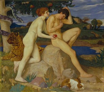 William Strang - The Temptation - Google Art Project. Free illustration for personal and commercial use.