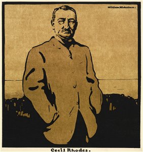 William Nicholson (British, 1872-1949) - Twelve Portraits, Cecil Rhodes - 2010.631 - Cleveland Museum of Art