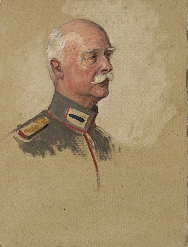 William Pape - Portraitstudie Fürst zu Solms-Barnith - BG-M 12025-12 - Berlinische Galerie