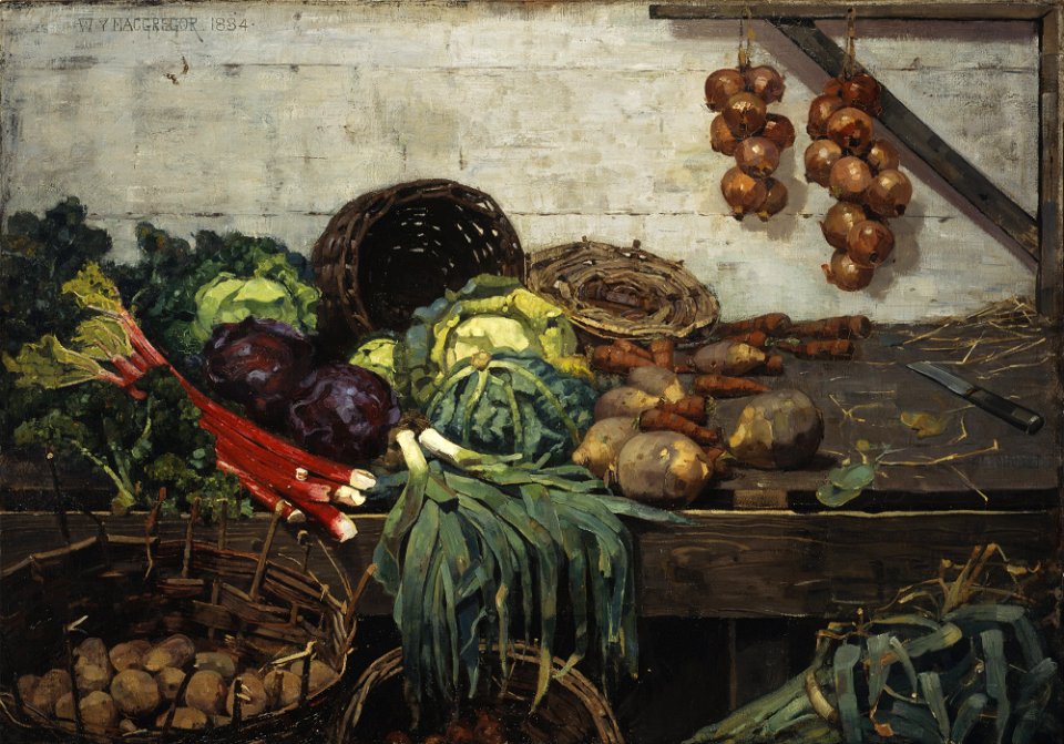 William York MacGregor - The Vegetable Stall - Google Art Project