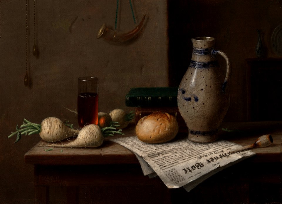 William Michael Harnett - Munchener Bote - 1982.61.1 - Yale University Art Gallery