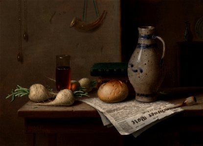 William Michael Harnett - Munchener Bote - 1982.61.1 - Yale University Art Gallery