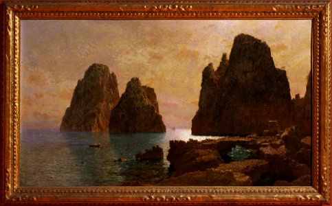William Stanley Haseltine - Isle of Capri, The Faraglioni - PP303 - Princeton University Art Museum