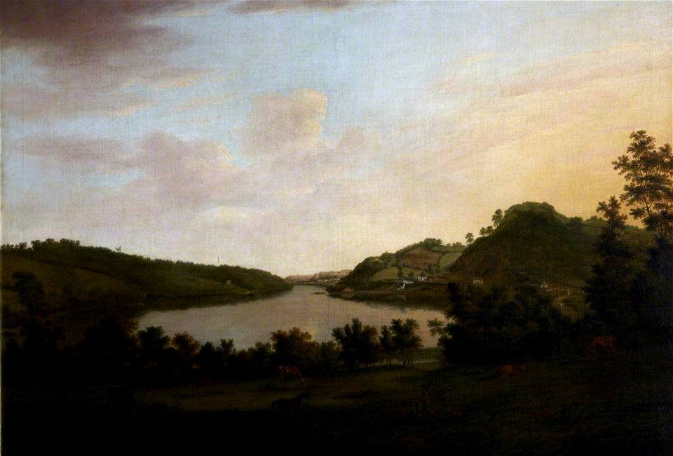 William Tomkins (c.1732-1792) - The River Plym and Saltram Wood - 872238 - National Trust
