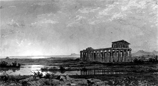William Stanley Haseltine - Temple of Ceres at Paestum - Walters 371557