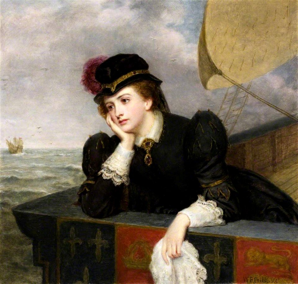 William Powell Frith (1819-1909) - Mary, Queen of Scots Bidding Farewell to France, 1561 - 869189 - National Trust