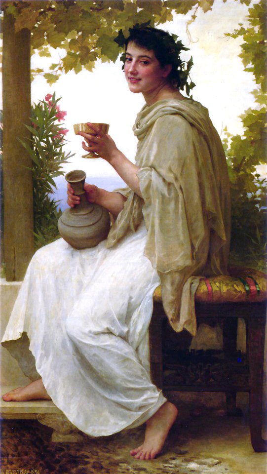 William-Adolphe Bouguereau (1825-1905) - Bacchante (1894)