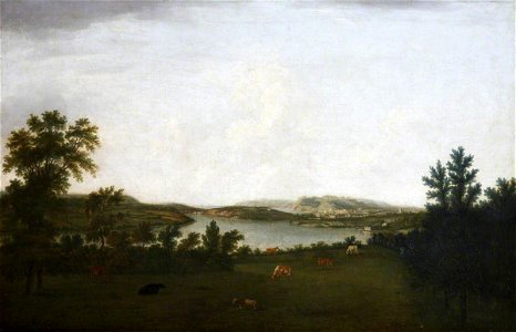 William Tomkins (c.1732-1792) - Mount Edgcumbe, and Plymouth Sound, Seen from Saltram, Devon - 872244 - National Trust