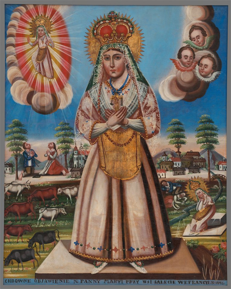 Wincenty Chrząstkiewicz - Panna Mária Saletinská - O 217 - Orava Gallery