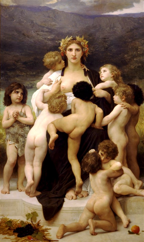 William-Adolphe Bouguereau (1825-1905) - The Motherland (1883)