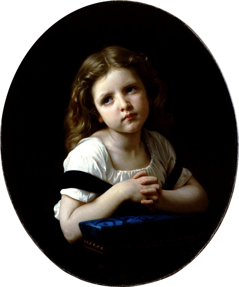 William-Adolphe Bouguereau (1825-1905) - The Prayer (1865)