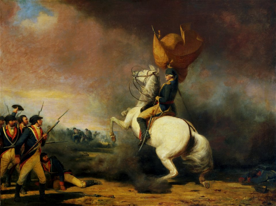 William T. Ranney - Washington Rallying the Americans at the Battle of Princeton - y1943-120 - Princeton University Art Museum