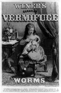 Winer's Canadian vermifuge a speedy and effective remedy for worms. J. Wright & Co. New Orleans, La LCCN2004667231