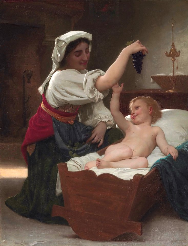 William-Adolphe Bouguereau (1825-1905) - The Bunch Of Grapes (1868)
