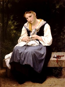 William-Adolphe Bouguereau (1825-1905) - Young Worker (1869)