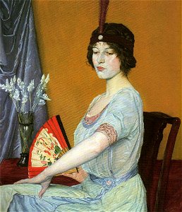 William strang - The Japanese Fan