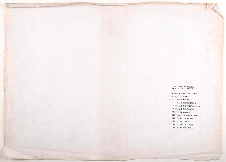 William Strang - 1901 - The Doings of Death - 02 - inside cover