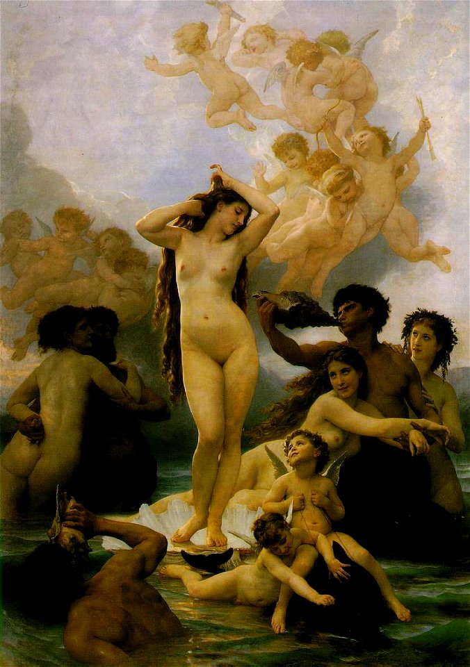 William-Adolphe Bouguereau - The Birth of Venus (1879)