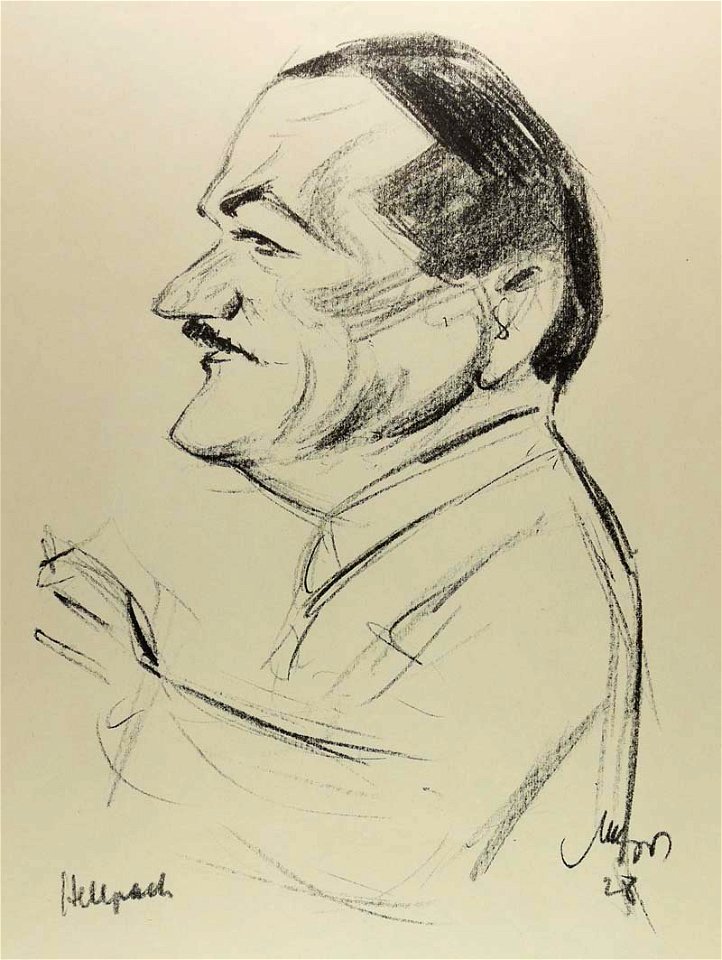Willy Hellpach by Emil Stumpp, 1928