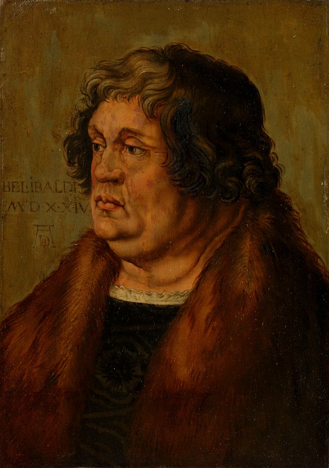 Willibald Pirkheimer (1470-1530) Rijksmuseum SK-A-96