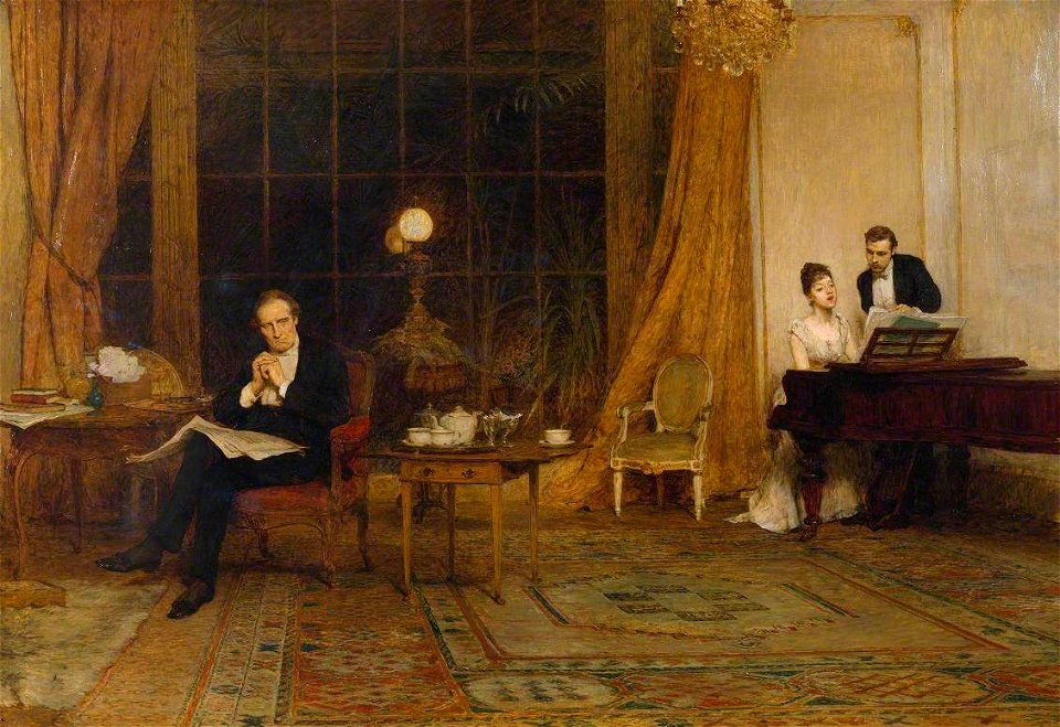 William Quiller Orchardson (1832-1910) - Her Mother's Voice - N01521 - National Gallery