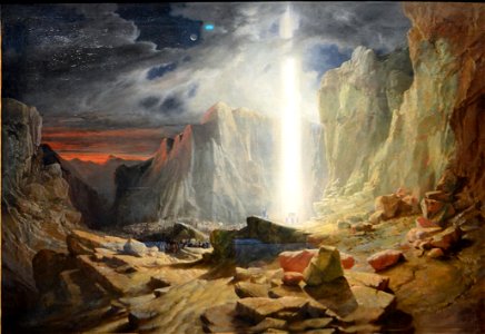 William West - Les Isréalites traversant le désert - 1845