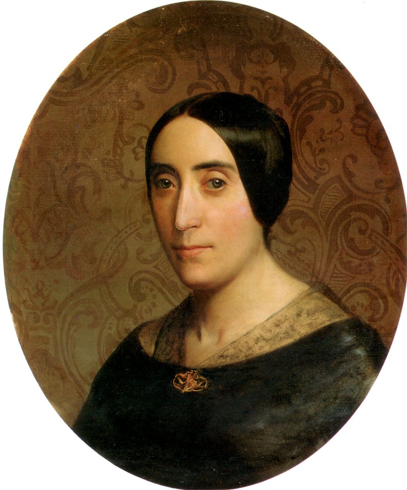 William-Adolphe Bouguereau (1825-1905) - A Portrait of Amelina Dufaud Bouguereau (1850)