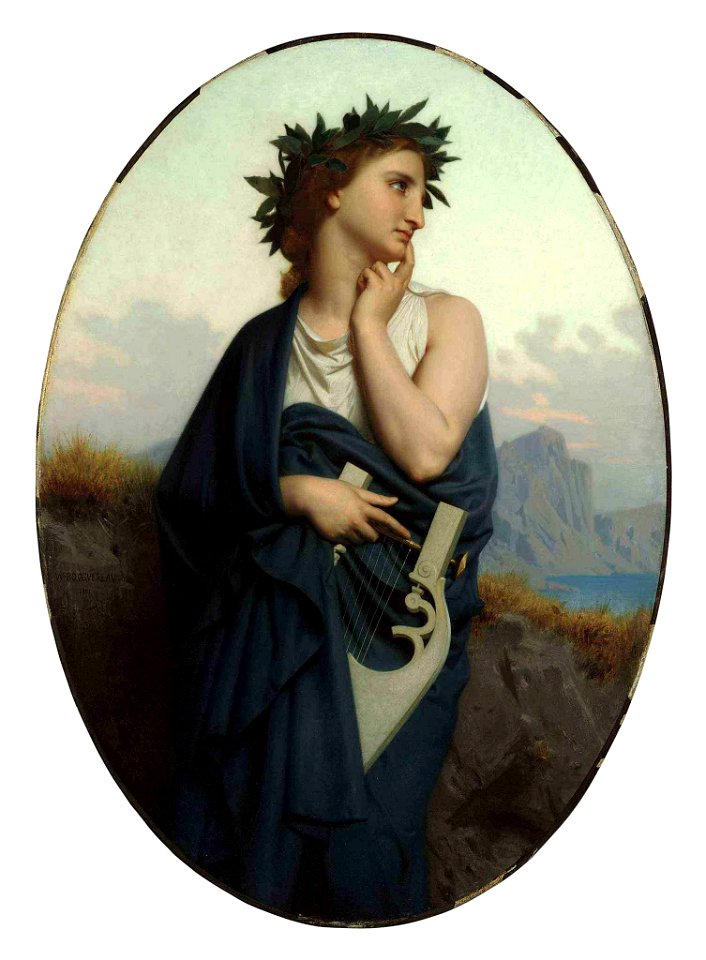 William-Adolphe Bouguereau - The Muse (Philomèle)