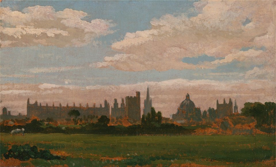 William Turner of Oxford - A View of Oxford - Google Art Project