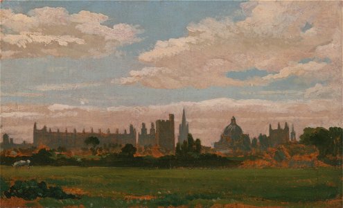 William Turner of Oxford - A View of Oxford - Google Art Project
