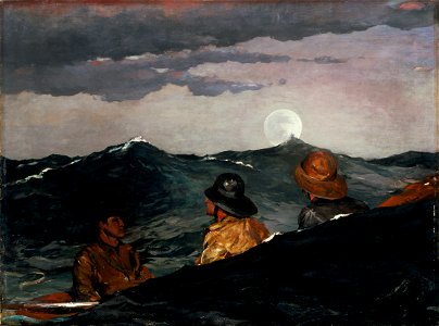 Winslow Homer - Kissing the Moon