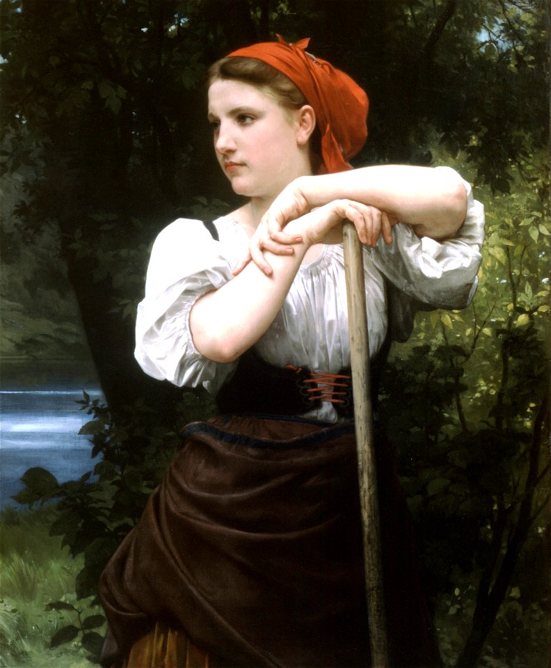 William-Adolphe Bouguereau (1825-1905) - The Haymaker (1869)