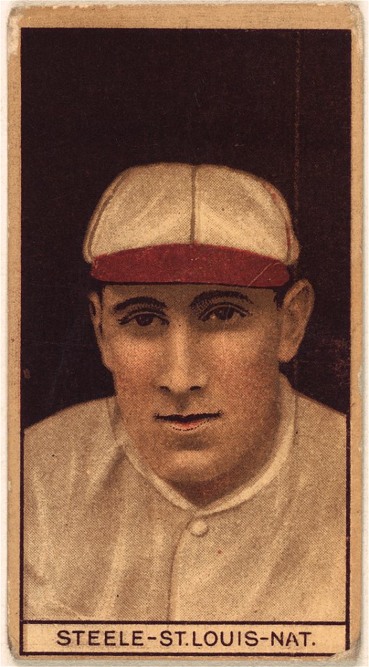 William Steele, St. Louis Cardinals, baseball card portrait LCCN2008678003