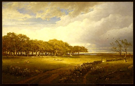 William Trost Richards - Old Orchard at Newport - Google Art Project. Free illustration for personal and commercial use.