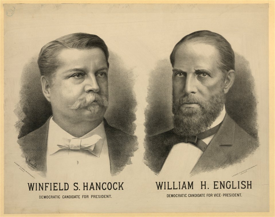 Winfield S. Hancock. Democratic candidate for President. William H. English. Democratic Candidate for Vice-President LCCN2003674370