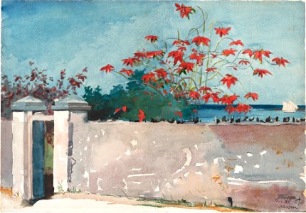 Winslow Homer - A Wall, Nassau