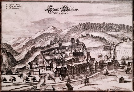 Willisau Merian Kupferstich 17. Jahrhundert