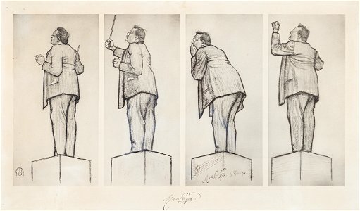 Willy von Beckerath Max Reger dirigierend 1916