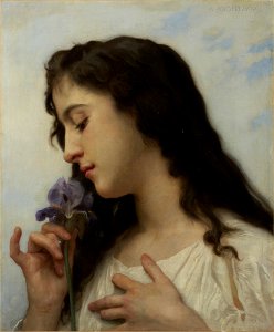 William-Adolphe Bouguereau - Woman with Iris - y1972-5 - Princeton University Art Museum