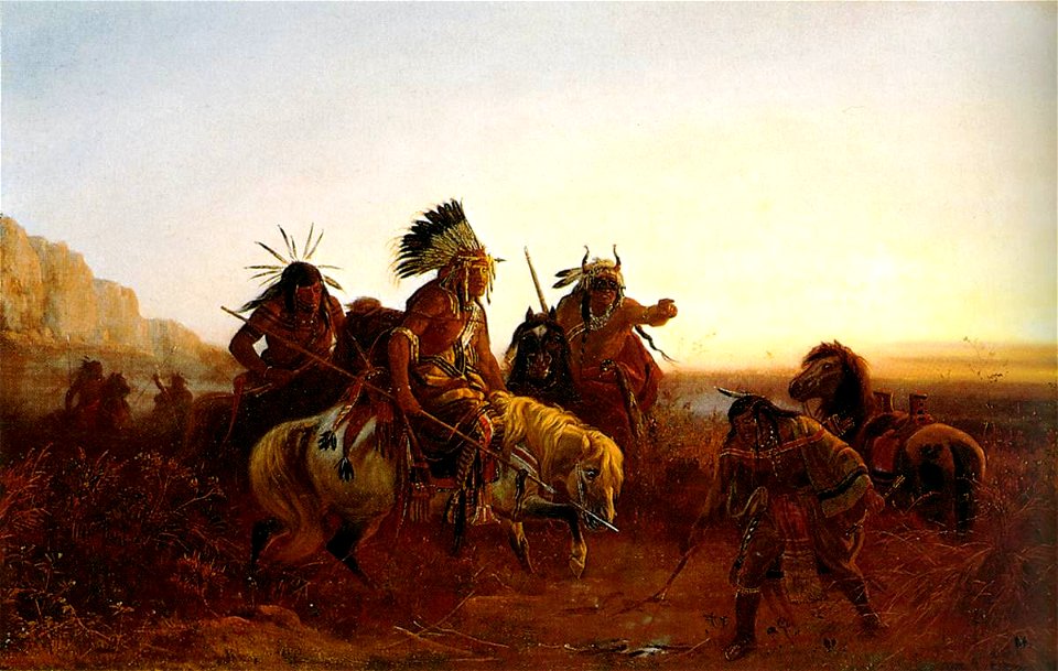 Carl Wimar - The Lost Trail - WGA25775