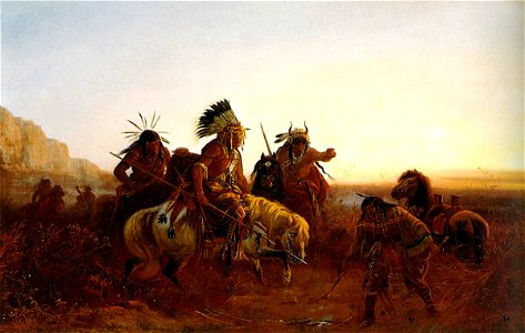 Carl Wimar - The Lost Trail - WGA25775