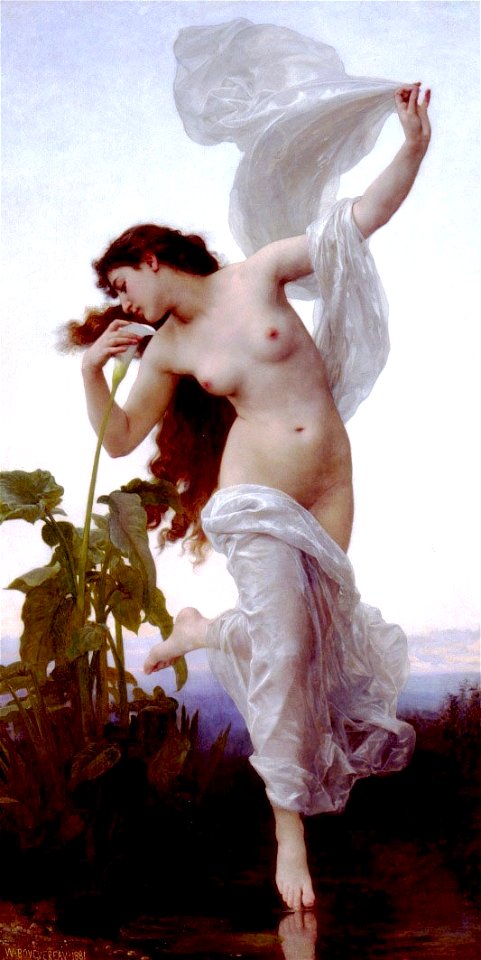 William-Adolphe Bouguereau (1825-1905) - Dawn (1881)