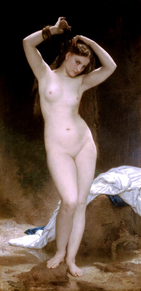 William-Adolphe Bouguereau (1825-1905) - Bather (1870)
