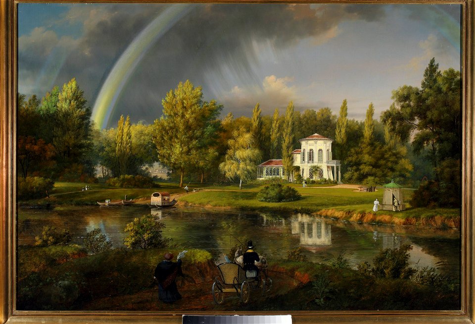 Wincenty Kasprzycki - View of Morysinek in Wilanów - MP 299 - National Museum in Warsaw