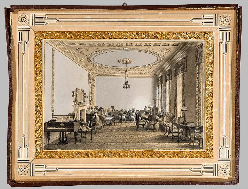Wincenty Kasprzycki - Widok wnętrza salonu - NB 916 MNW - National Museum in Warsaw