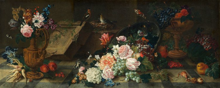 Johann Amandus Winck - Stillleben mit Blumen und Früchten (1785-87)