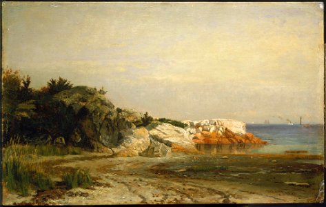Winckworth Allan Gay - Rocks at Cohasset - 23.495 - Museum of Fine Arts