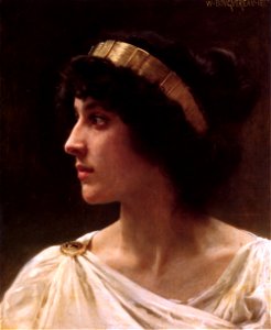 William-Adolphe Bouguereau (1825-1905) - Irène (1897). Free illustration for personal and commercial use.