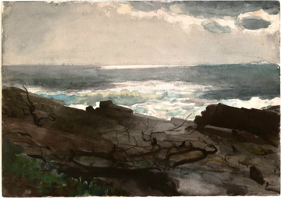 Winslow Homer - Sunshine and Shadow, Prout's Neck