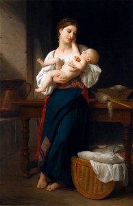 William-Adolphe Bouguereau - The First Caress - Lyndhurst